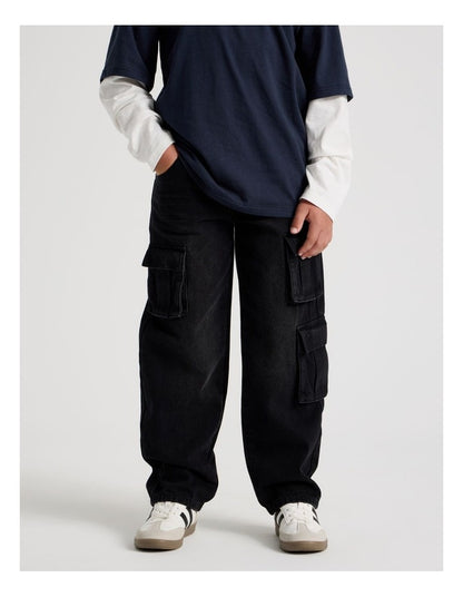 Cargo Jean in Black