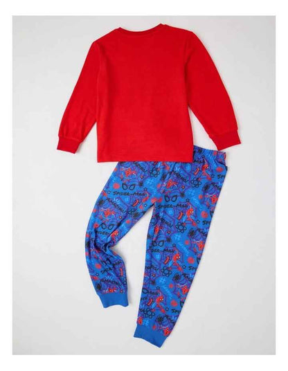 Cosy Knit Pyjama With Socks in Red