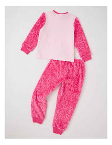 Barbie Fleece Knit Pyjama With Socks in Pink