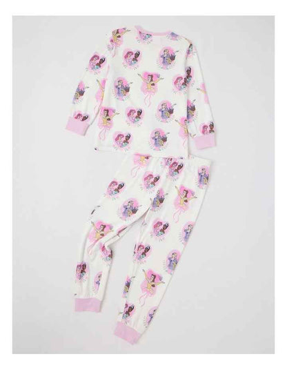 Cosy Knit Pyjama With Socks in Cream