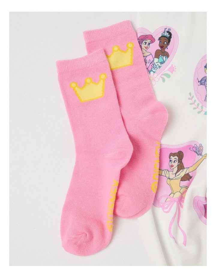 Cosy Knit Pyjama With Socks in Cream