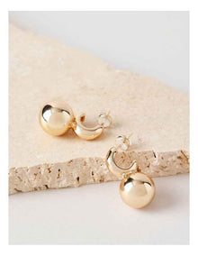 Gold Sphere Earring in Gold