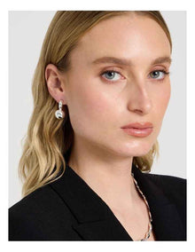 Silver Sphere Earring in Silver