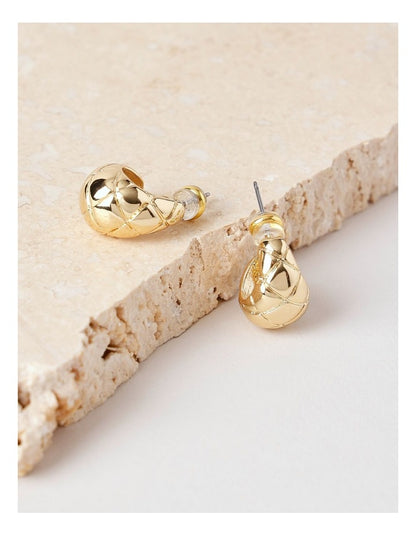 Small Drop Earring in Gold