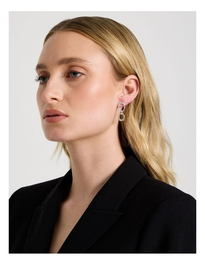 Link Earrings in Silver