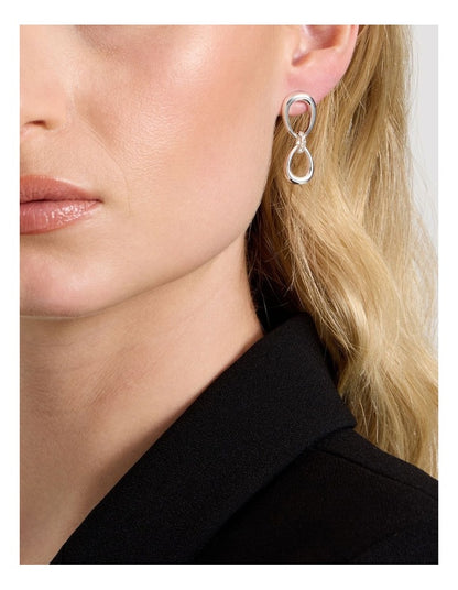 Link Earrings in Silver