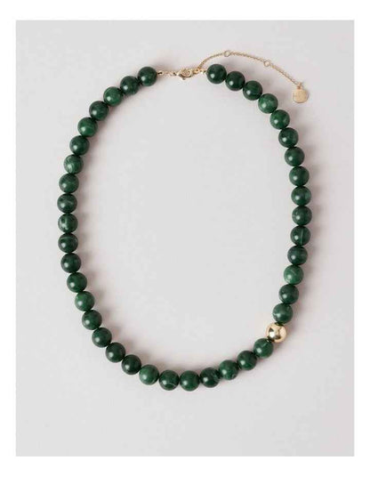 Semi Precious Necklace in Green