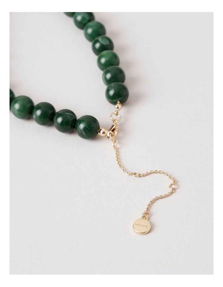 Semi Precious Necklace in Green