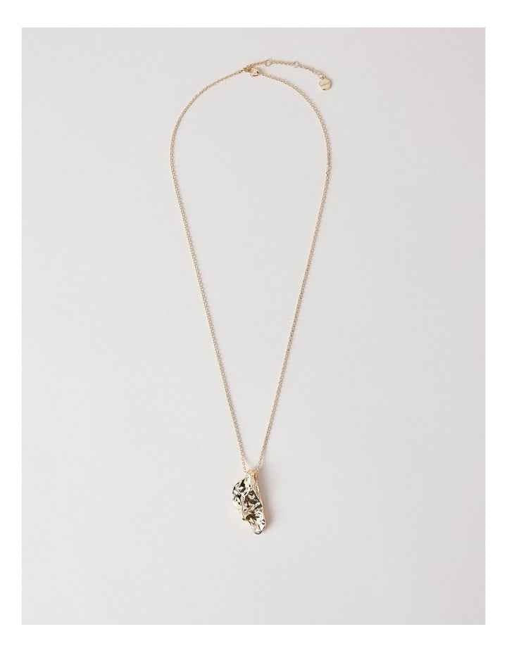 Gold Nugget Pendant in Gold