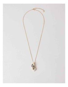 Gold Nugget Pendant in Gold