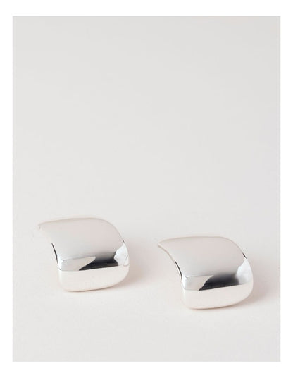Square Studs in Silver