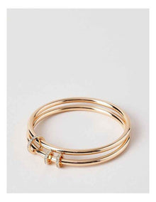 Gold Layered Bangle in Gold