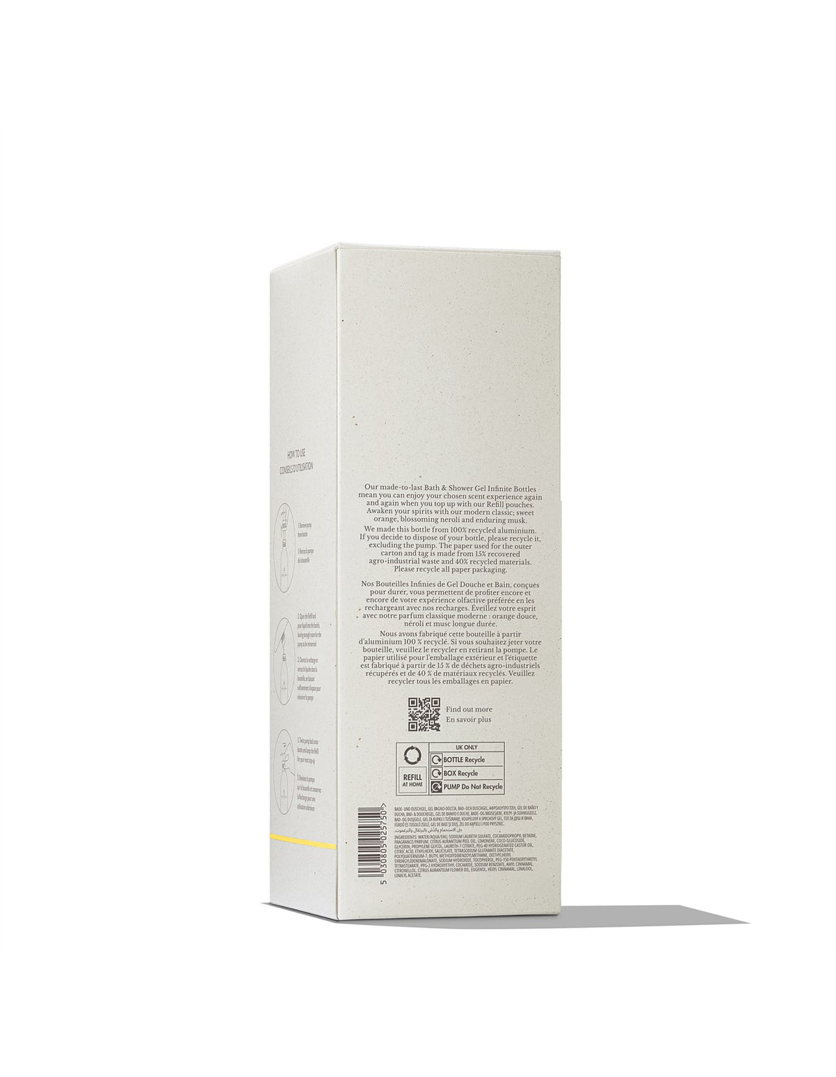 Orange & Bergamot Infinite Bottle 400ml