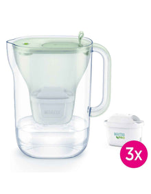 BRITA Water Filter Jug Style Eco 2.4L (3 Maxtra Pro Filters) - Soft Green