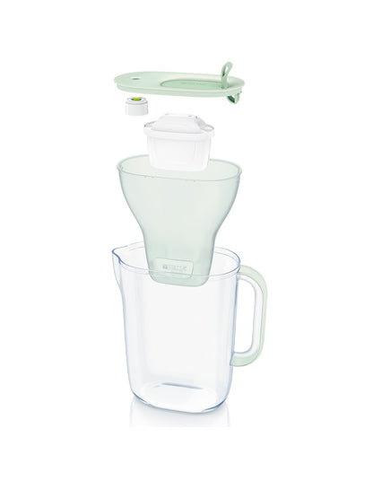 BRITA Water Filter Jug Style Eco 2.4L (3 Maxtra Pro Filters) - Soft Green