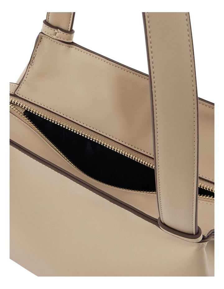 Alice Shopping Tote Bag in Sand