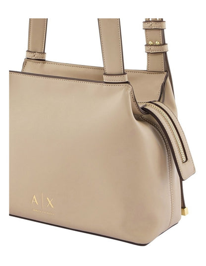 Alice Shopping Tote Bag in Sand