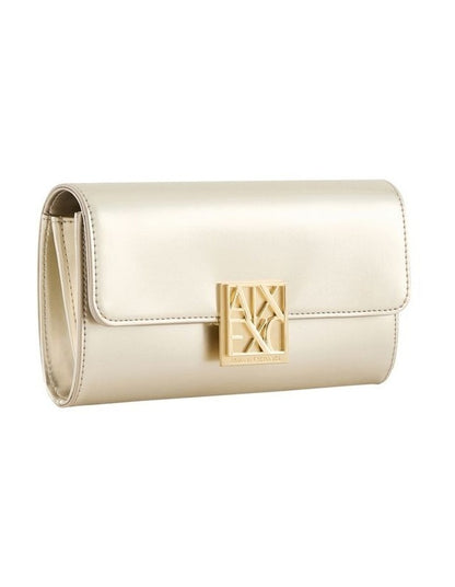 Amy Patent Crossbody Bag in Light Gold