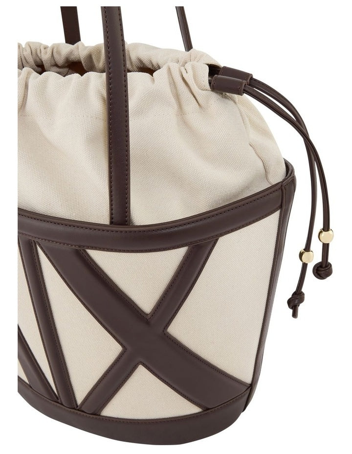 Marisol Shopping Tote Bag in Natural/Dusk Shade