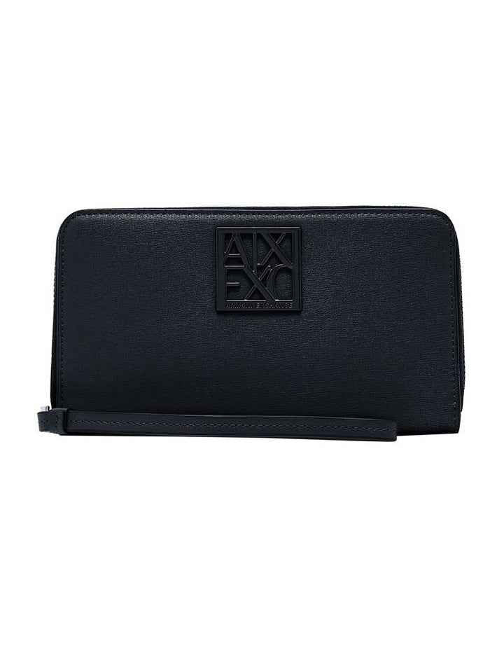 Black Zip Around Wallet