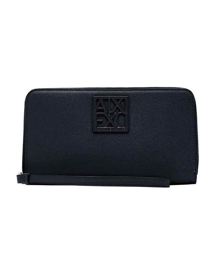Black Zip Around Wallet