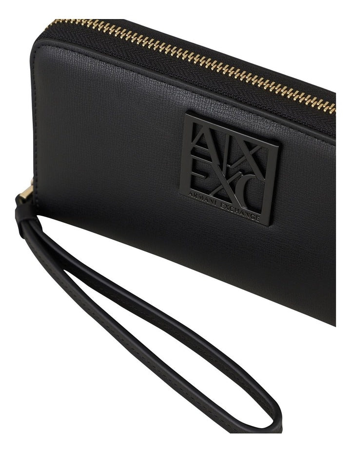 Susy Zip Around Wallet in Black