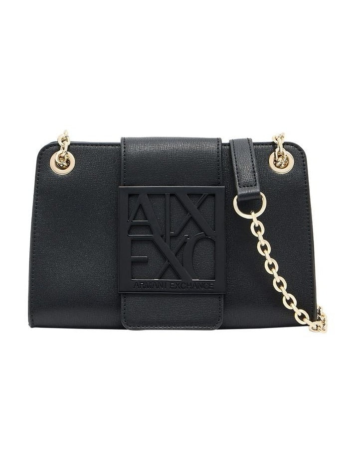 Mini Crossbody Bag - Black Leather