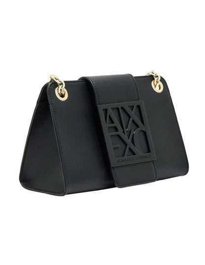 Mini Crossbody Bag - Black Leather