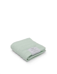 Hepburn Luxe Organic Turkish Cotton Face Washer Twin Pack Seafoam