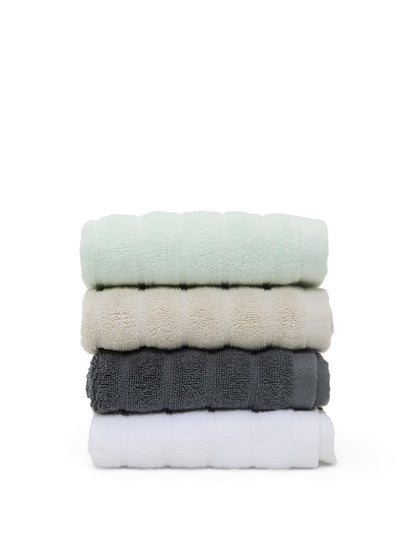 Hepburn Luxe Organic Turkish Cotton Face Washer Twin Pack Seafoam