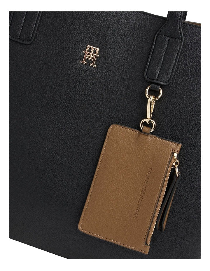 Icon Satchel Bag in Black