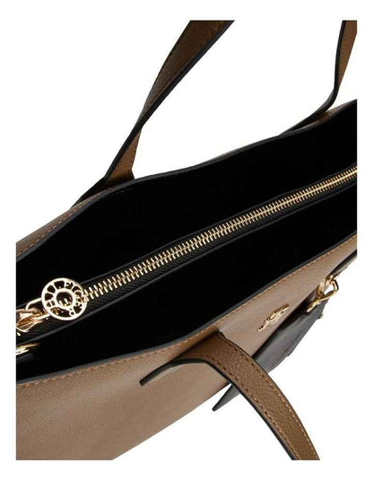 Icon Satchel Bag in Brown