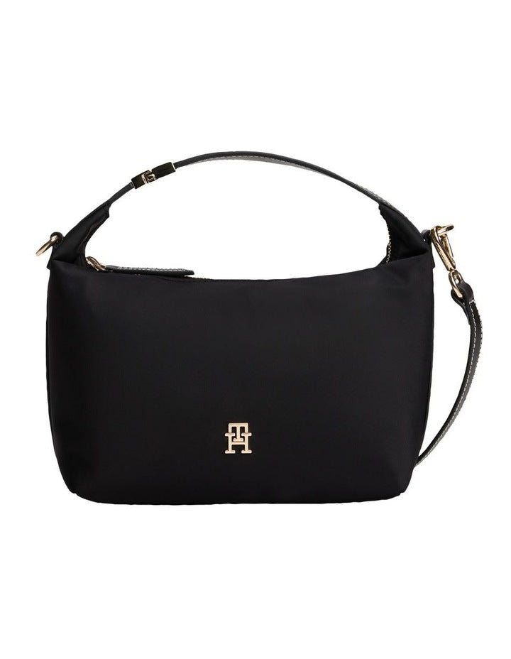 Go Nylon Crossover Shoulder Bag in Black