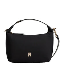 Go Nylon Crossover Shoulder Bag in Black