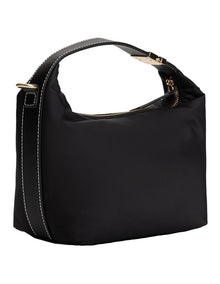 Go Nylon Crossover Shoulder Bag in Black