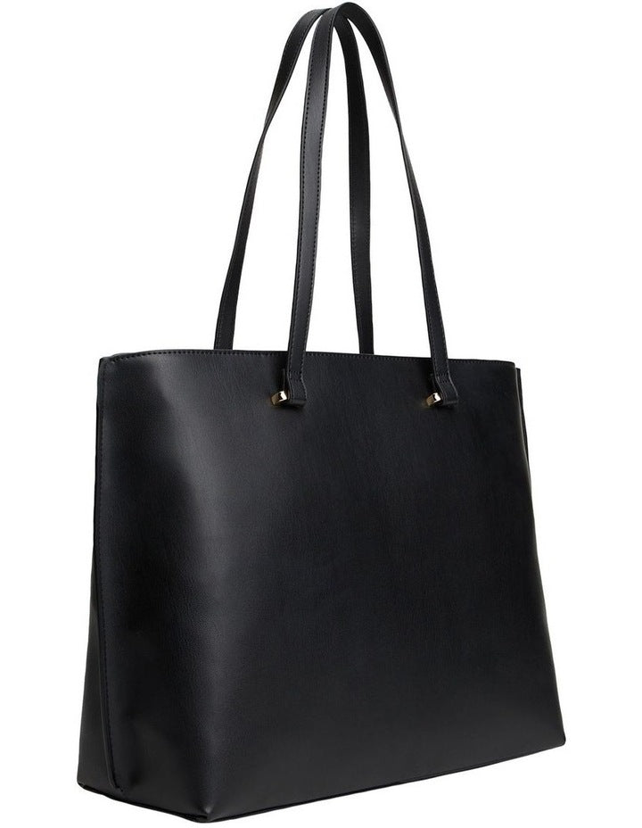 Solid Tote Bag in Black