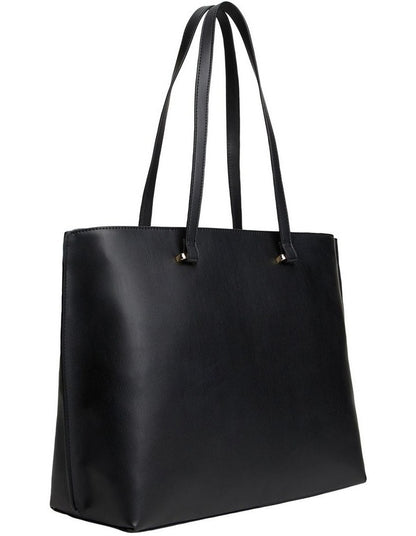 Solid Tote Bag in Black