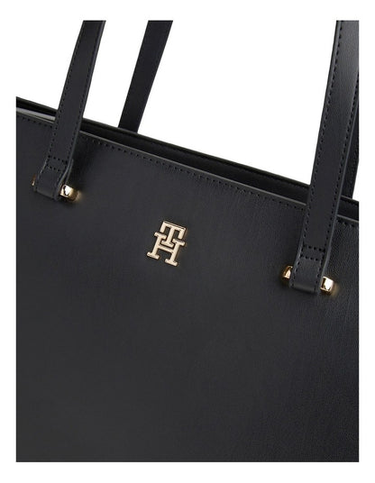 Solid Tote Bag in Black