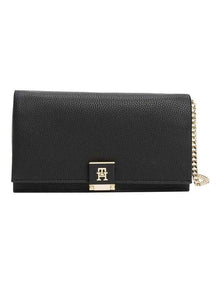 Her Chain Crossover Crossbody Bag in Black