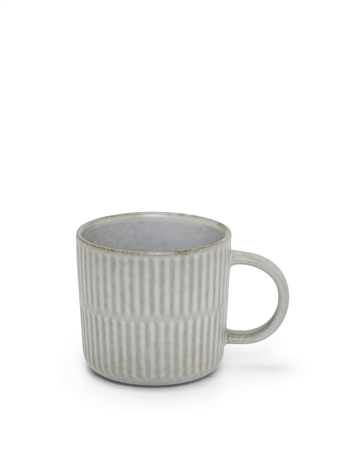 Manna Stoneware Textured Mug Set of 4 Grey