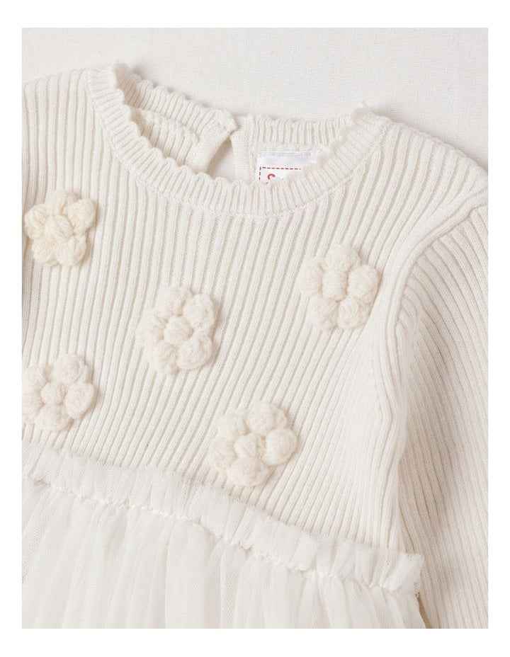 Tutu Dress in Cream