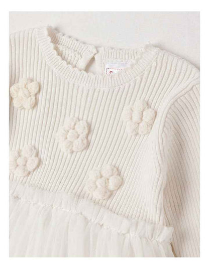 Tutu Dress in Cream