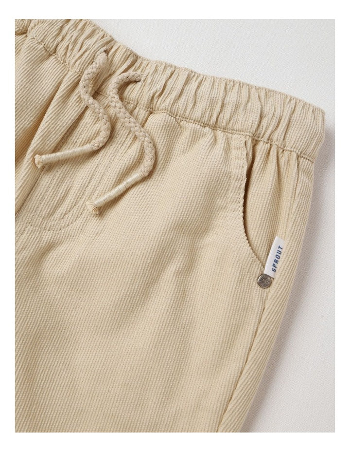 Cord Pants in Beige