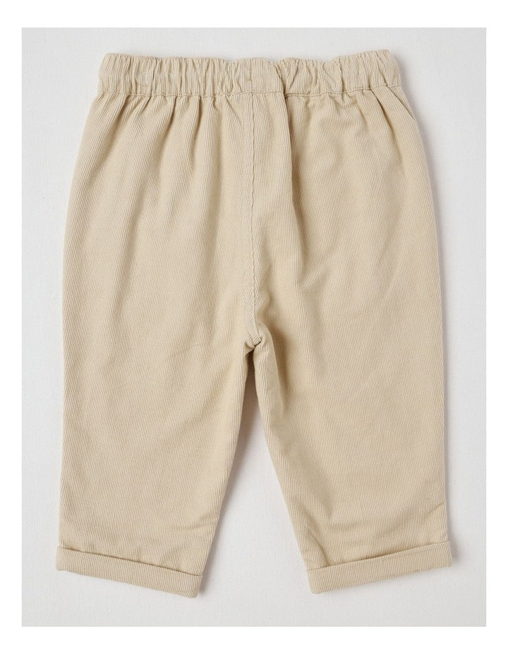 Cord Pants in Beige