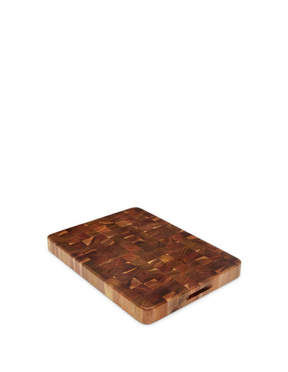Clifton 40cm End Grain Acacia Chopping Board Brown