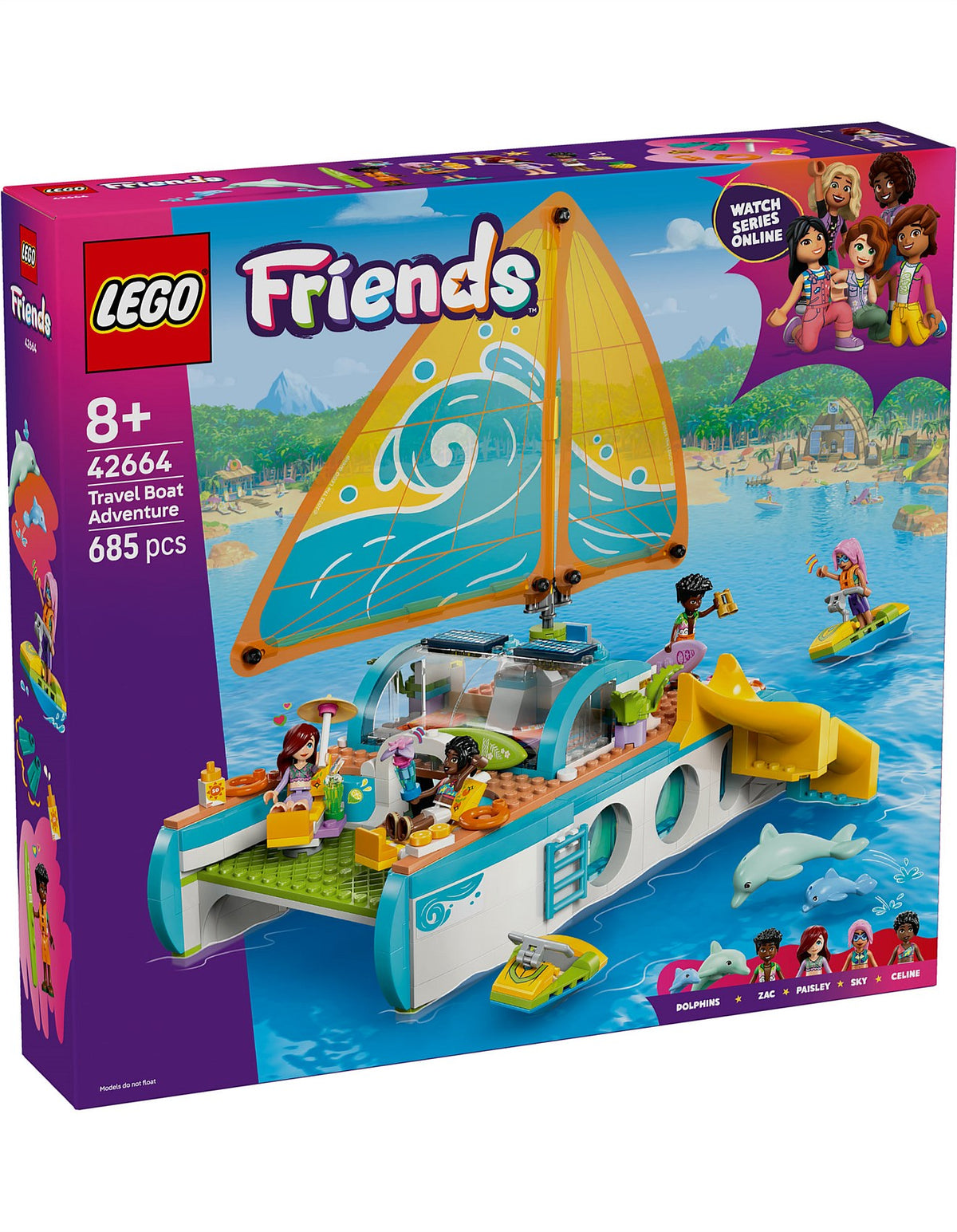 LEGO Friends Travel Boat Adventure 42664