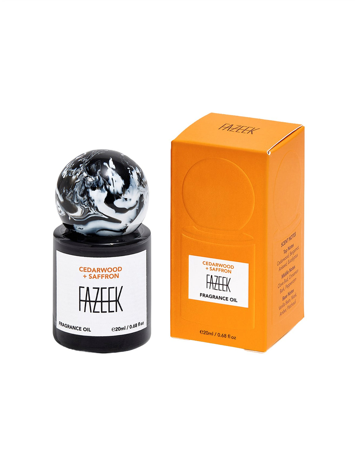 Cedarwood + Saffron Fragrance Oil 20ml