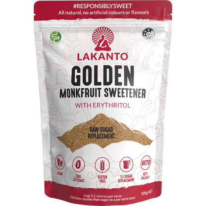 Lakanto Golden Monkfruit Sweetener 500g