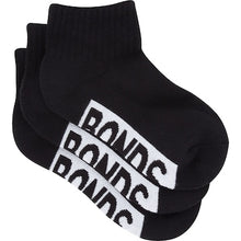 Bonds Kids Sport 1/4 Socks Size 13-3 Assorted 3 pack