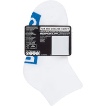 Bonds Kids Sport 1/4 Socks Size 13-3 Assorted 3 pack